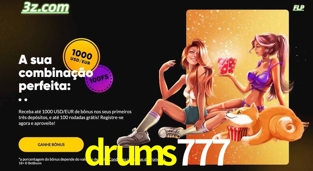drums777 cassino online Brasil com promoção especial de depósito e jackpots