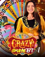 Cassino drums777 com Crazy Time ao vivo e apresentadora brasileira sorridente