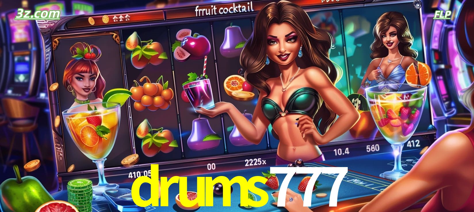 Cassino online drums777 Brasil com slot Fruit Cocktail divertido