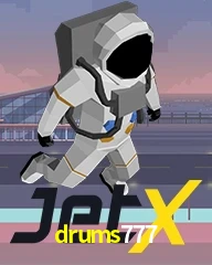 Jogo JetX disponível no cassino online drums777 Brasil