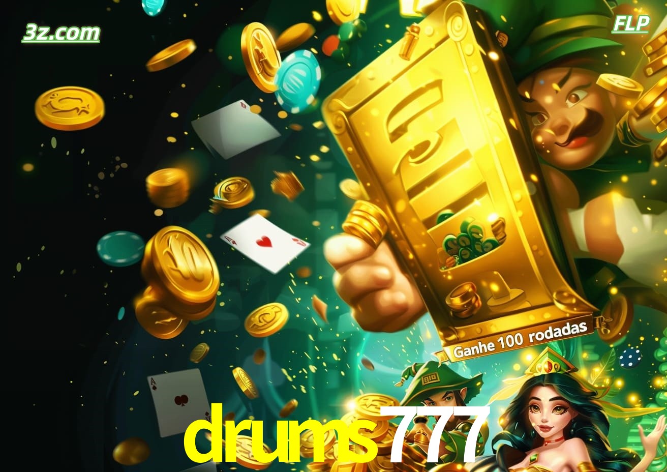 Cassino online drums777 Brasil com caça-níqueis e bônus de 100 rodadas grátis