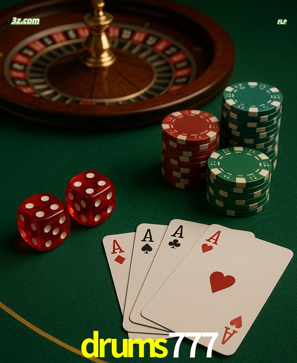 Cassino online drums777 com jogos de mesa: roleta, dados, pôquer e fichas